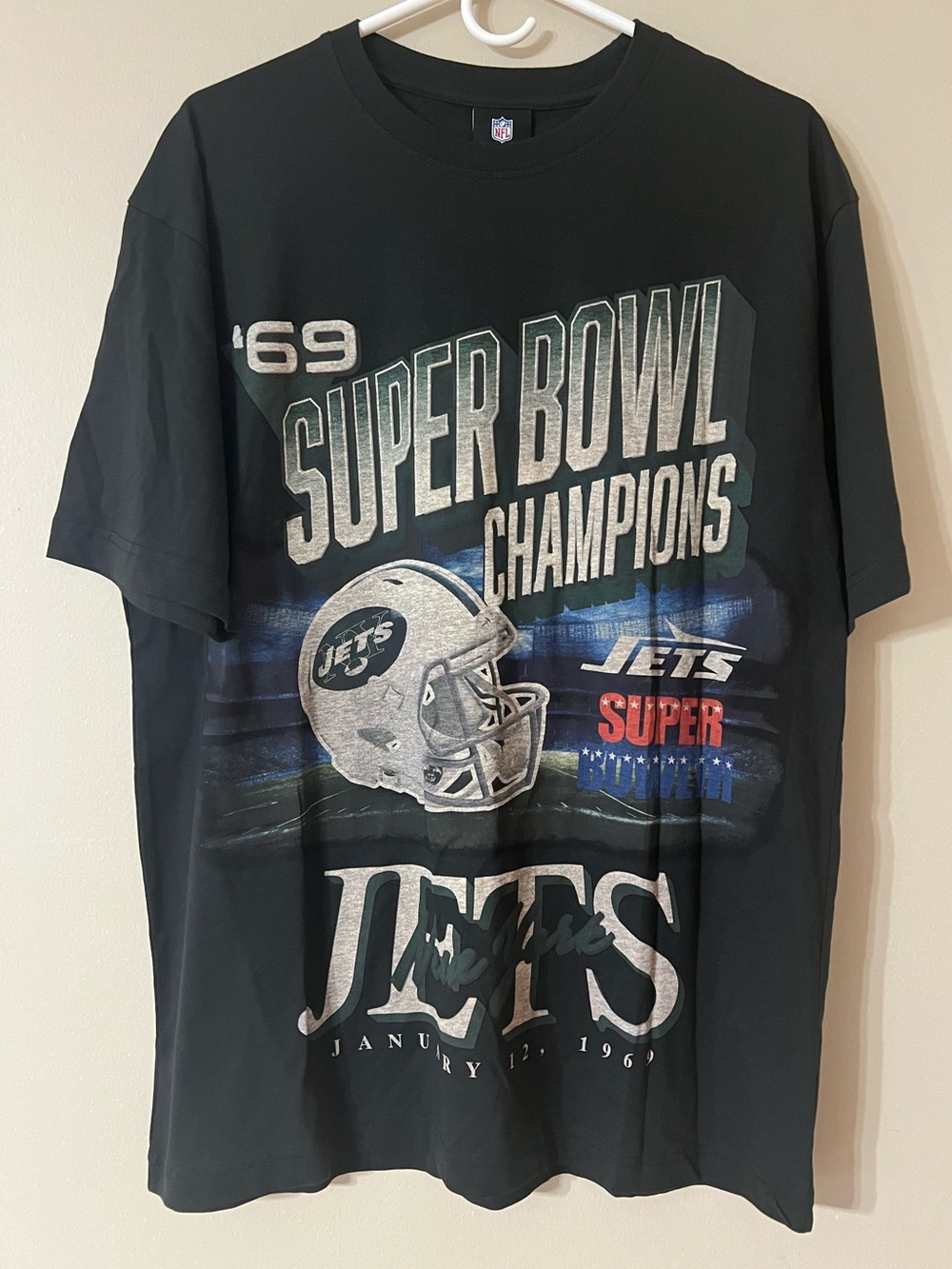 New Era NFL New York Jets t-shirt Super Bowl III championship 1969